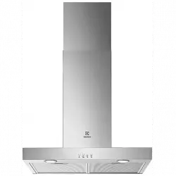 Campana decorativa - Electrolux LFT416X, 3 velocidades, 600 m³/h, Luces LED, 60 cm, Inox