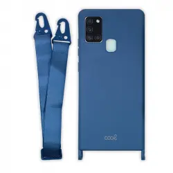 Cool Funda Colgante Azul para Samsung Galaxy A21s