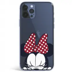 Funda Oficial Clásicos de Disney Minnie Cara para iPhone 12 Pro