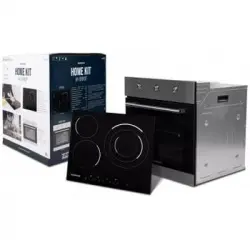 Infiniton Home Kit Horno + Placa Hv-a3fhm - Conjunto De Horno Y Placa Vitroceramica 3 Fuegos