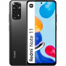 Móvil - Xiaomi Redmi Note 11, Gris grafito, 128 GB, 4 GB RAM, 6.43" Full HD+, Snapdragon 680, 5000mAh, Android 11