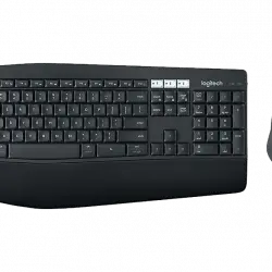 Pack Teclado + Ratón - Logitech MK850, Cable/Inalámbrico, Bluetooth, USB, Negro