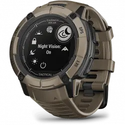 Reloj deportivo - Garmin Instinct® 2X Solar Táctil, Marrón, 145-228, 1.1 " Monocroma, Carga solar, Linterna LED