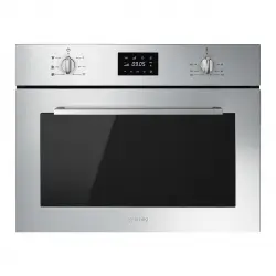 Smeg - Horno compacto multifunción Smeg con microondas - SF4400MCX.