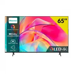 Televisor Smart Tv Hisense 65e7kq 65'' 4k Uhd Qled Vidaa 6 G Negro