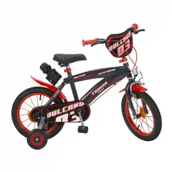 Toimsa Vulcano Bicicleta Infantil 14" Negra/Roja