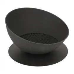 Brasero Inclinado Sobre Disco Negro Esschert Design