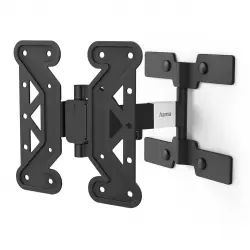 Hama - Soporte De Pared Fullmotion 1 Brazo Extra Slim Para TV 19" A 48" Negro