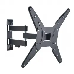 Hama - Soporte De Pared Fullmotion 2 Brazos Para TV 32" A 65" Negro