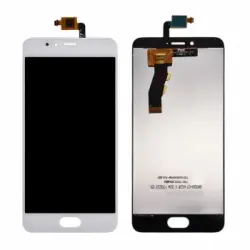 Lcd Touch Pantalla Screen Display Vidrio Con Flex Frame Blanco Para Meizu M5s + Kit