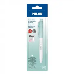 Milan PL1 Portaminas con Goma 0.7mm Verde