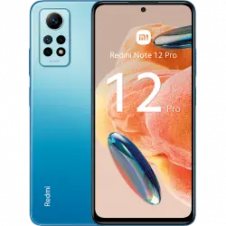 Móvil - Xiaomi Redmi Note 12 Pro, Azul, 256 GB, 8 GB RAM, 6.67" AMOLED FHD+ 120Hz, Snapdragon 732G, 5000 mAh, Android