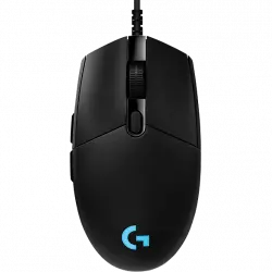 Ratón gaming - Logitech PRO Gaming Mouse, Sensor HERO 25K, 25600 DPI, RGB, Peso ultra reducido, 6 Botones programables, Memoria integrada, Negro