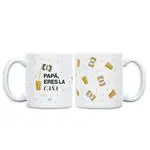 Taza "Papá, eres la caña"