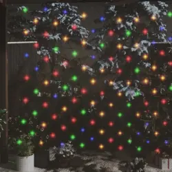 VidaXL Redes de Luces Navidad 544 LED Colores Interior/Exterior 4x4m