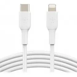 Cable Belkin Lightning - USB-C 1 m Blanco