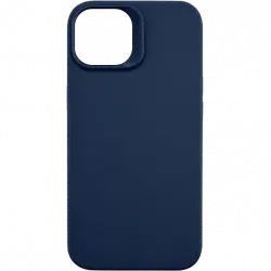 Funda - CellularLine SENSATIONIPH14B, Para Apple iPhone 14, Trasera, Silicona, Azul