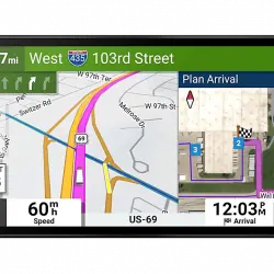 GPS - Garmin Dēzl™ LGV610, Pantalla 6" táctil, Para camión, Autonomía 1h, Negro
