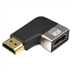 PcCom Essential Conversor HDMI 8K 2.1 Macho a Hembra Acodado Tipo T