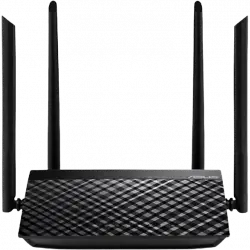 Router inalámbrico - ASUS RT-AC1200 V2, Dual-Band, 4 antenas, Negro