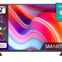 TV LED 32'' - Hisense 32A4K Smart HD, Modo juego, deportes IA, DTS Compartir en el televisor