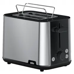 Braun PurEase HT 1510 Tostadora 2 Rebanadas 900W Acero Inoxidable