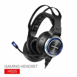 Cuffie Lenovo Gamer Hs25 Con Microfono Nero