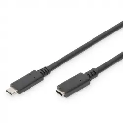 Digitus Cable USB 2.0 Type-C M/H 2m Negro