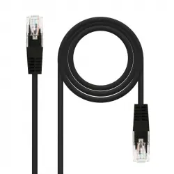 Nanocable Cable de Red RJ45 Cat.6 UTP AWG24 0.3m Negro