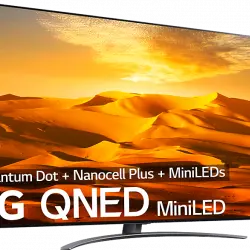 TV QNED 65" - LG 65QNED916QE, UHD 4K, Inteligente α7 Gen5 AI Smart TV, DVB-T2 (H.265), Negro