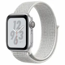 Apple Watch Nike+ Series 4 GPS 40mm Aluminio en Plata y Correa Loop Nike Sport Blanco Polar