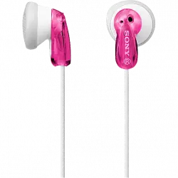 Auriculares de botón - Sony MDR-E9LPP, Iman Neodimio, Jack 3.5 mm, Cable Flexible, Rosa