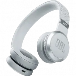 Auriculares inalámbricos - JBL Live 460 NC, De diadema, Bluetooth 5.0, Hasta 50 h, Conexión multipunto, Blanco