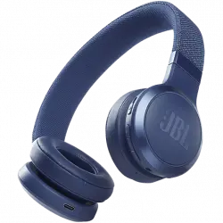 Auriculares inalámbricos - JBL Live 460NC, De diadema, Bluetooth 5.0, Hasta 50 horas, ANC, Azul