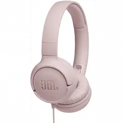 Auriculares - JBL Tune 500, Pure Bass Sound, Micrófono, Plegables, Control volumen, Rosa