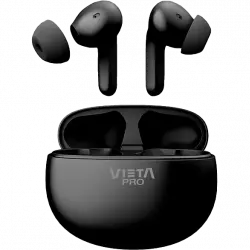 Auriculares True Wireless - Vieta Pro Dual, Hasta 21 h, ANC -23dB, Negro