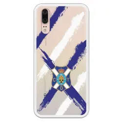 Funda Oficial Cd Tenerife Escudo Clear Ss18-19 Huawei P20