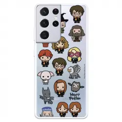 Funda Oficial de Harry Potter Personajes Íconos Harry Potter para Samsung Galaxy S21 Ultra