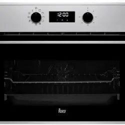 Horno compacto - Teka WISH HSC 635 P, Multifunción, Pirolítico, 44 l, 59.5 cm, Hydroclean, Inox