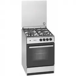 Meireles G 540 X Cocina de Gas Butano/Propano 3 Zonas 54cm + Horno 55L Acero Inoxidable