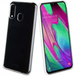 Muvit Funda Recycletek Transparente para Samsung Galaxy A40