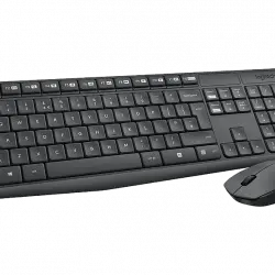 Pack Teclado + Ratón - Logitech MK235, Inalámbrico, USB, Negro