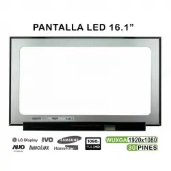 Pantalla Led De 16.1" Para Portátil Nv161fhm-n41 Fhd 30 Pines