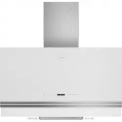 Siemens iQ700 LC97FVW20 Campana Decorativa de Pared 90cm B Cristal Blanco