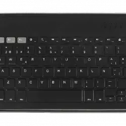 Teclado inalámbrico - SilverHT Wireless Bluetooth, Universal, Carga Micro USB, Gris