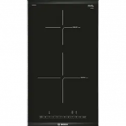 Encimera - Bosch PIB375FB1E, Eléctrica, Inducción, 2 zonas, 21 cm, Negro