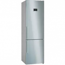 Frigorífico combi - Bosch KGN397ICT, No frost, 203 cm, 363 l, SuperCongelación, Cajón VitaFresh XXL, Inox