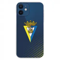 Funda Licencia Oficial Cádiz CF Escudo Transparente para iPhone 12 Mini