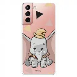 Funda Oficial de Disney Dumbo Silueta Transparente Dumbo para Samsung Galaxy S21