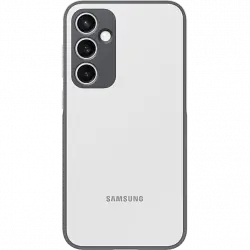 Funda - Samsung, para Galaxy S23 FE, Silicona, Trasera, Gris claro